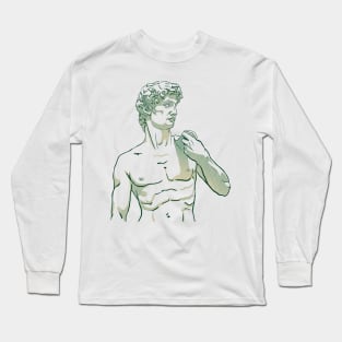 David of Michelangelo Long Sleeve T-Shirt